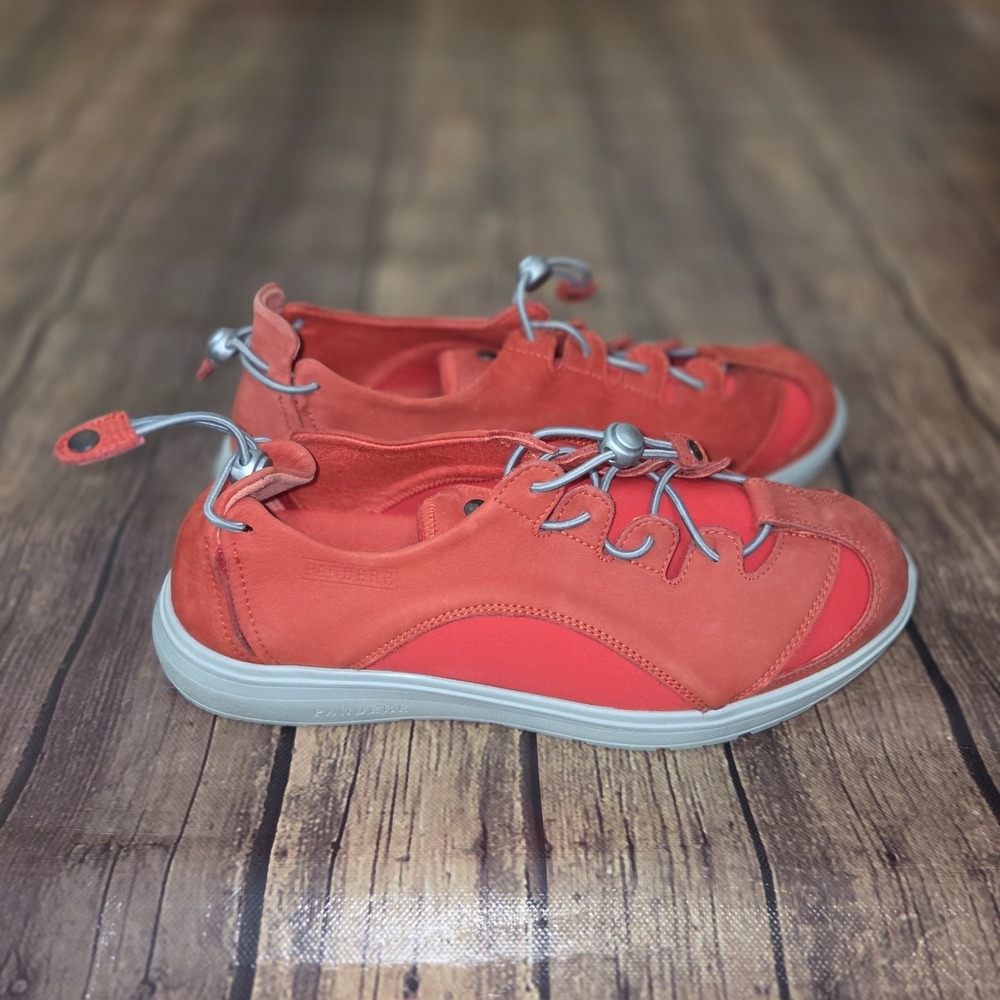 Pandere Saturday Sneakers Womens 10 Red Drawstring‎ Slip-OnSwelling Lymphedema